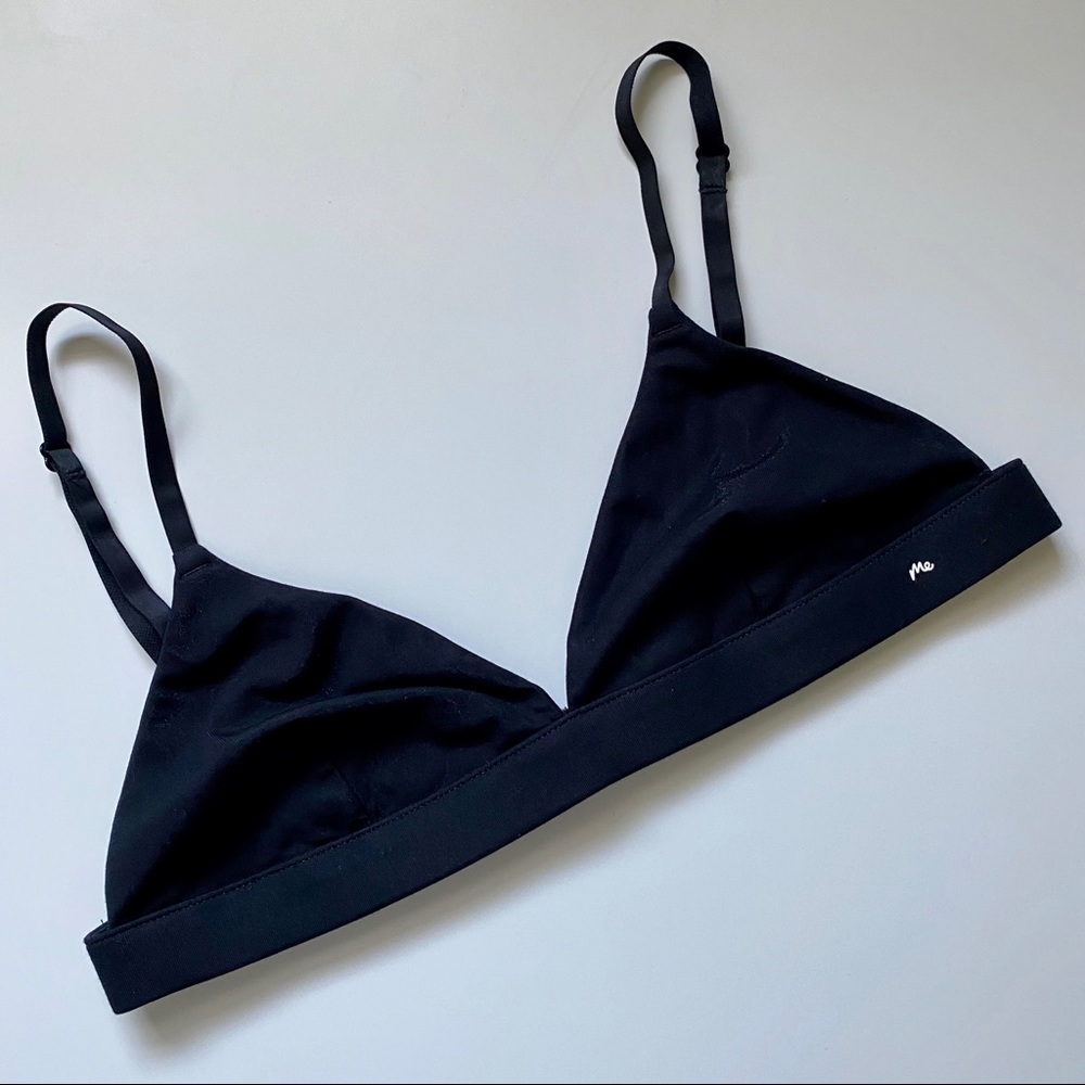 MeUndies Black Triangle Bralette